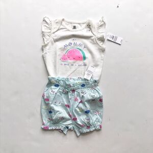 Babygap NWT watermelon shirt/shorts outfit 12-18m